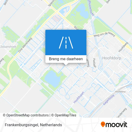 Frankenburgsingel kaart