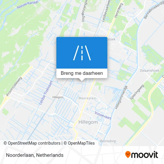 Noorderlaan kaart