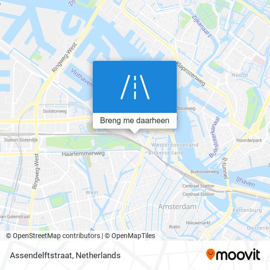 Assendelftstraat kaart