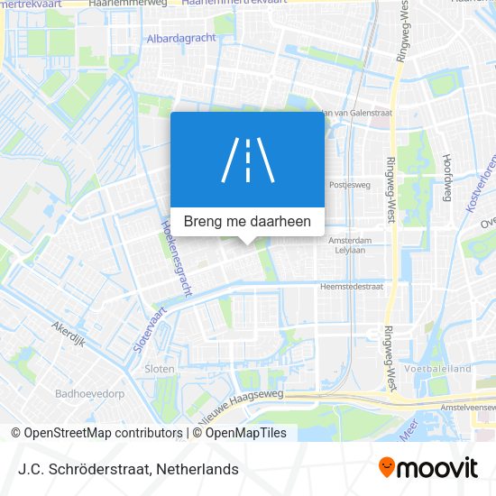 J.C. Schröderstraat kaart