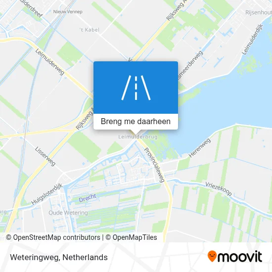 Weteringweg kaart