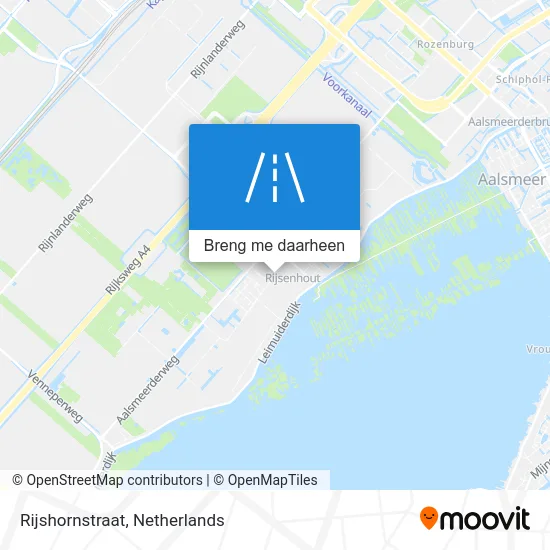 Rijshornstraat kaart