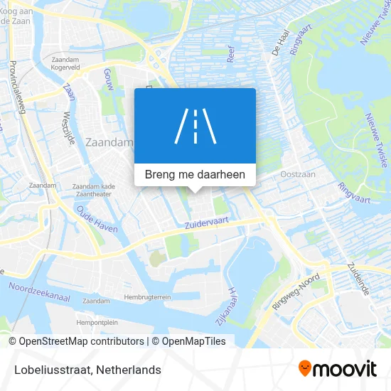 Lobeliusstraat kaart