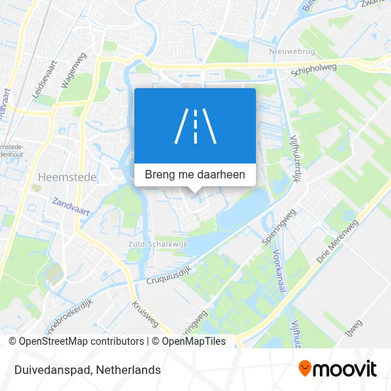 Duivedanspad kaart