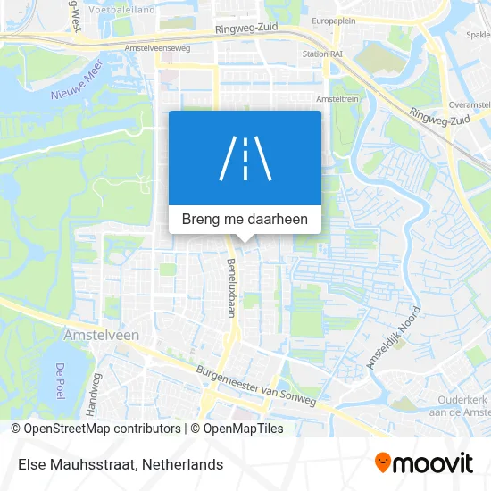 Else Mauhsstraat kaart