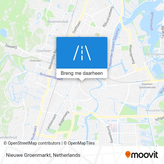 Nieuwe Groenmarkt kaart