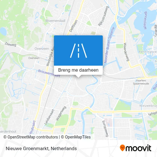 Nieuwe Groenmarkt kaart
