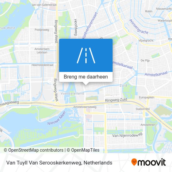 Van Tuyll Van Serooskerkenweg kaart