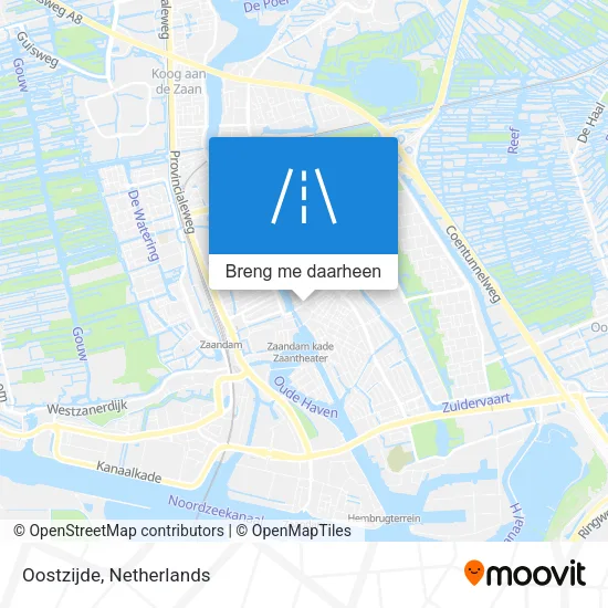Oostzijde kaart