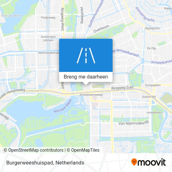 Burgerweeshuispad kaart