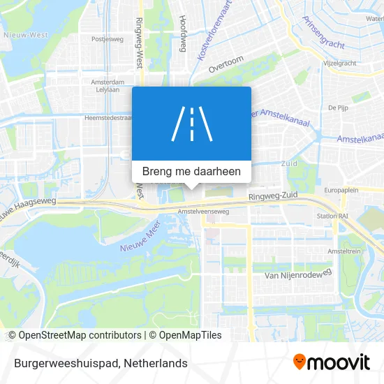 Burgerweeshuispad kaart