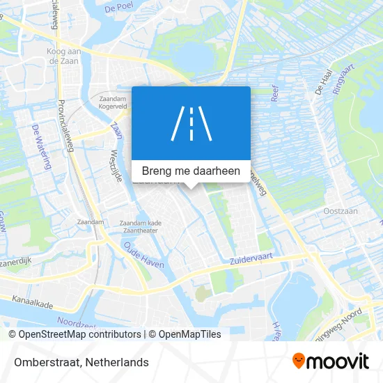Omberstraat kaart