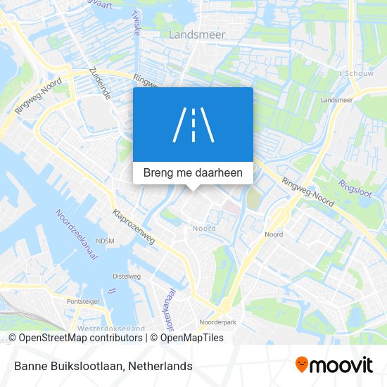 Banne Buikslootlaan kaart