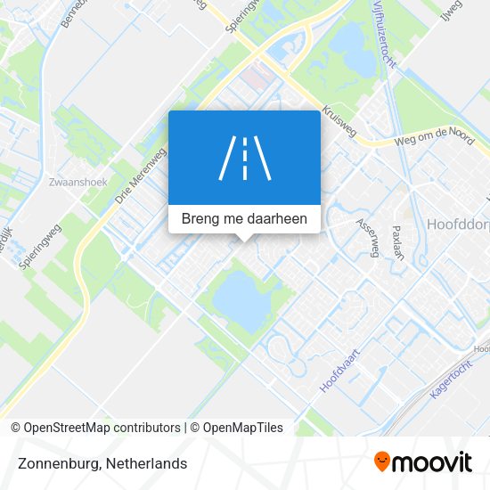 Zonnenburg kaart