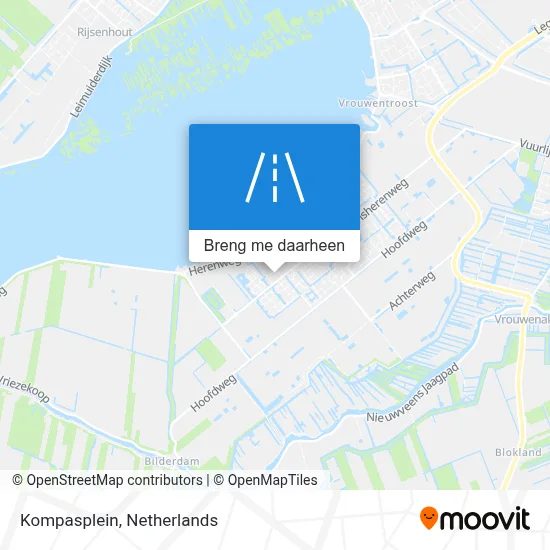Kompasplein kaart