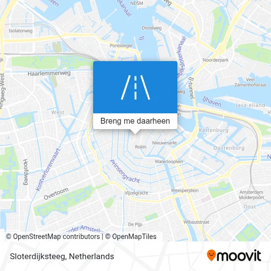 Sloterdijksteeg kaart