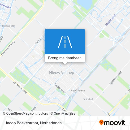 Jacob Boekestraat kaart