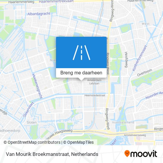 Van Mourik Broekmanstraat kaart