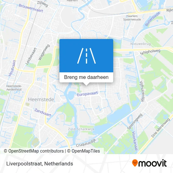 Liverpoolstraat kaart