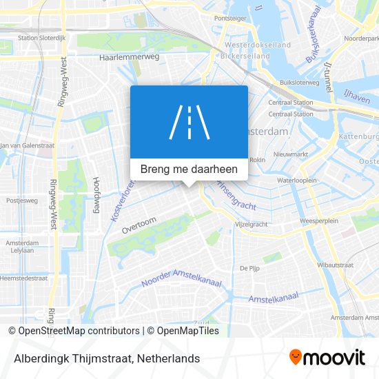 Alberdingk Thijmstraat kaart