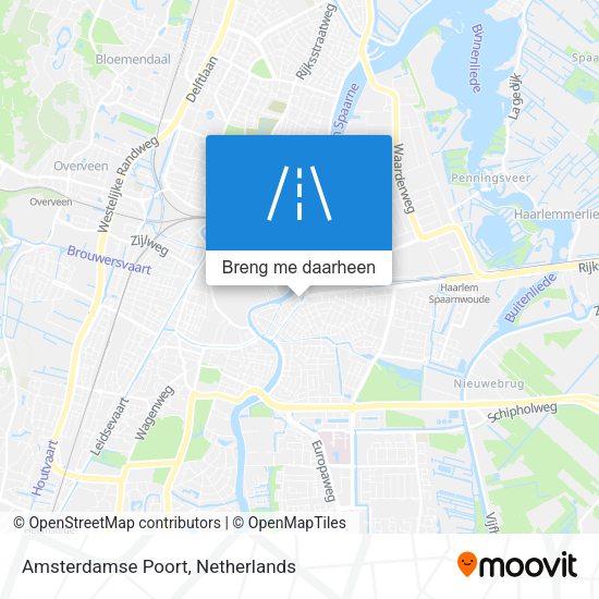Amsterdamse Poort kaart