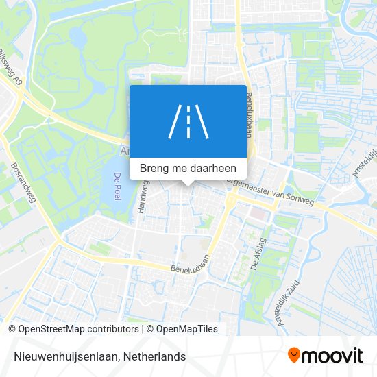 Nieuwenhuijsenlaan kaart