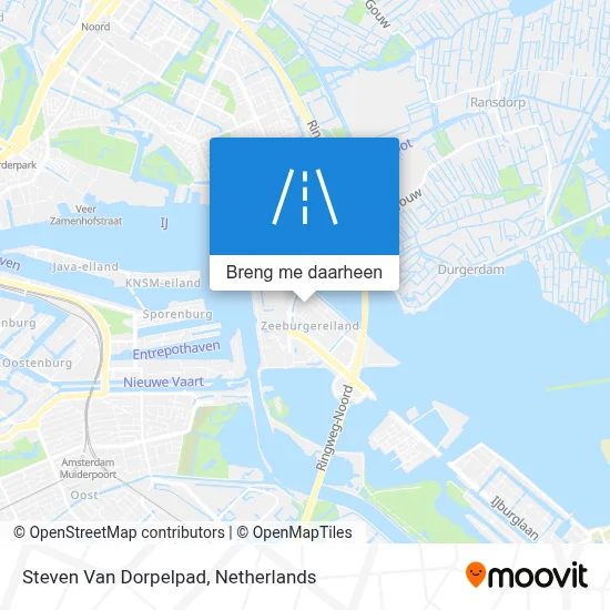 Steven Van Dorpelpad kaart