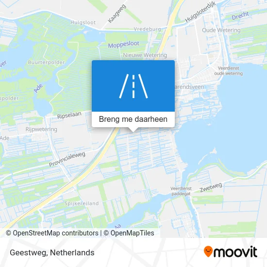 Geestweg kaart