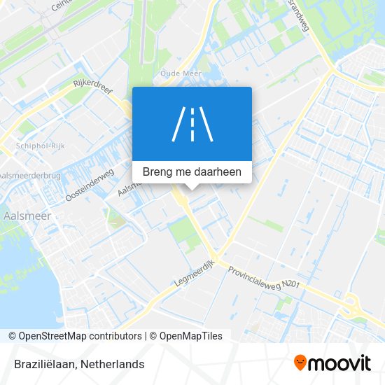 Braziliëlaan kaart