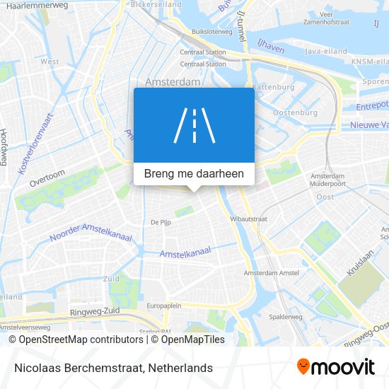 Nicolaas Berchemstraat kaart