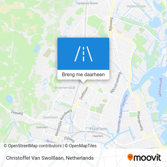 Christoffel Van Swolllaan kaart