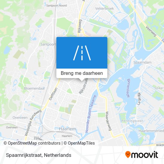 Spaarnrijkstraat kaart