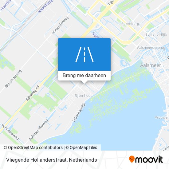 Vliegende Hollanderstraat kaart