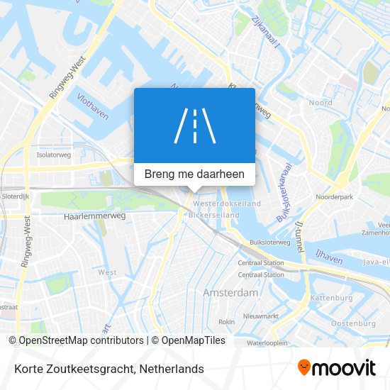 Korte Zoutkeetsgracht kaart