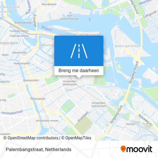 Palembangstraat kaart