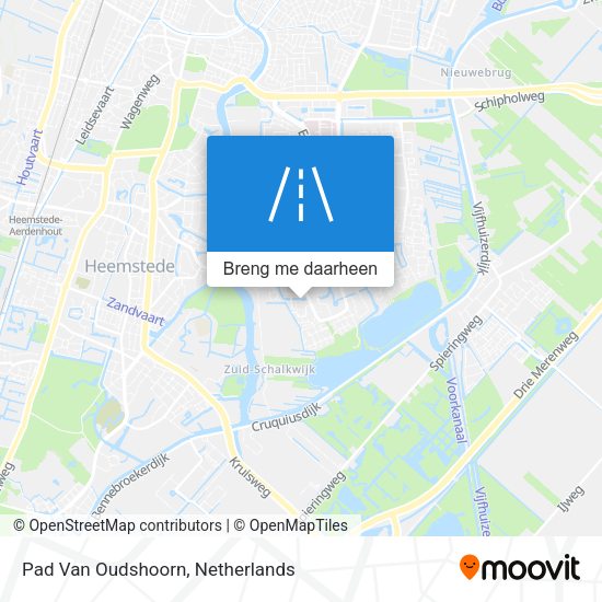 Pad Van Oudshoorn kaart