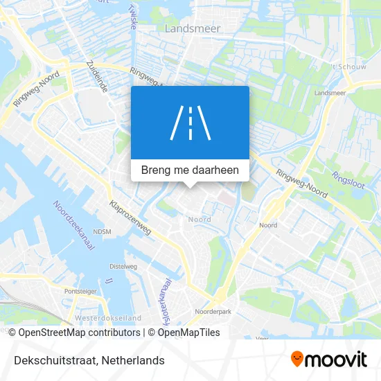 Dekschuitstraat kaart