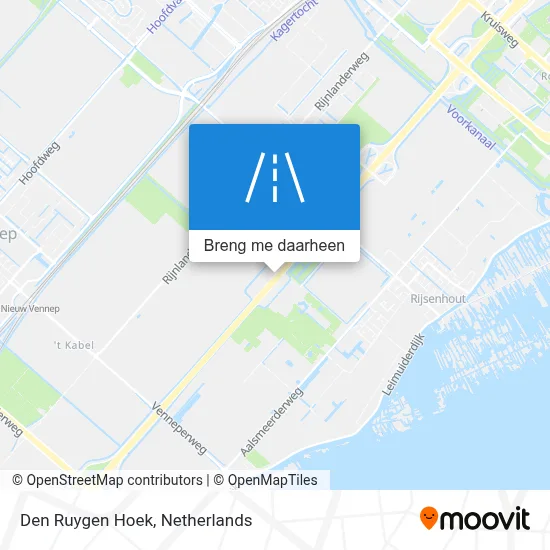Den Ruygen Hoek kaart