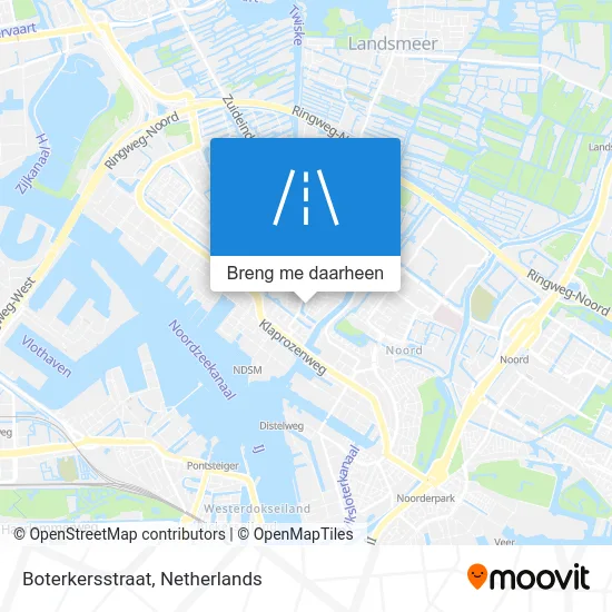 Boterkersstraat kaart