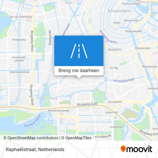 Raphaëlstraat kaart