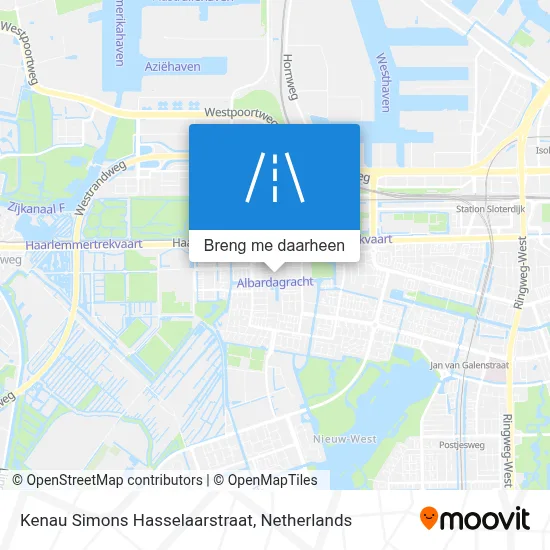 Kenau Simons Hasselaarstraat kaart
