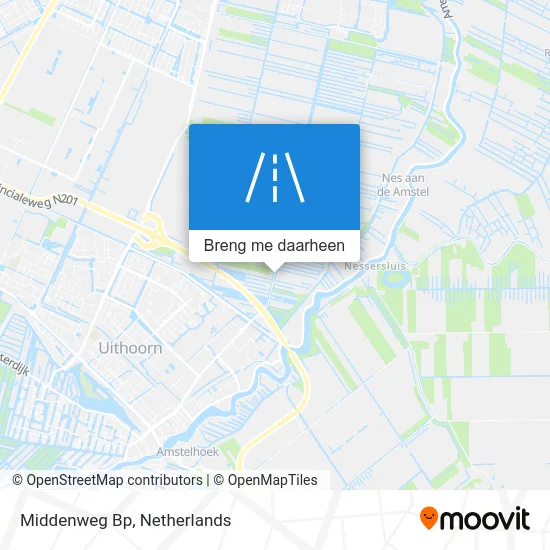 Middenweg Bp kaart