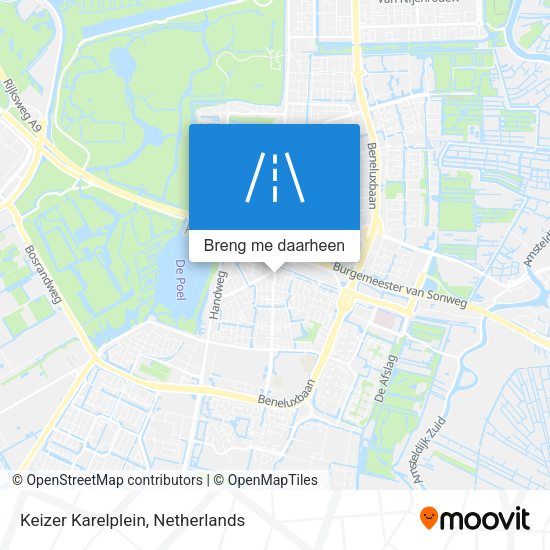 Keizer Karelplein kaart