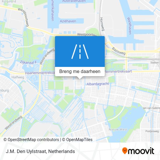J.M. Den Uylstraat kaart