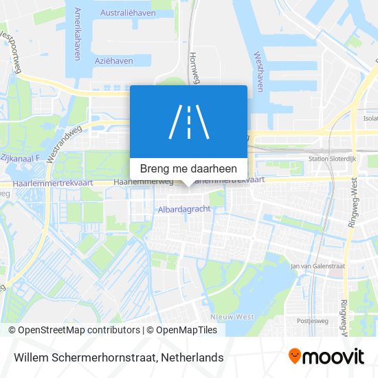 Willem Schermerhornstraat kaart
