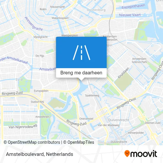 Amstelboulevard kaart