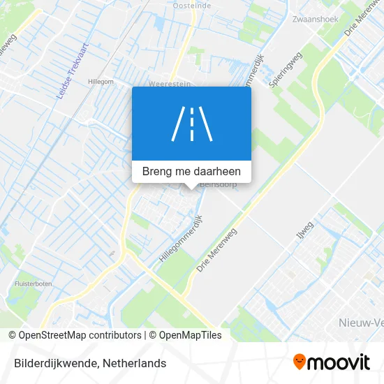 Bilderdijkwende kaart