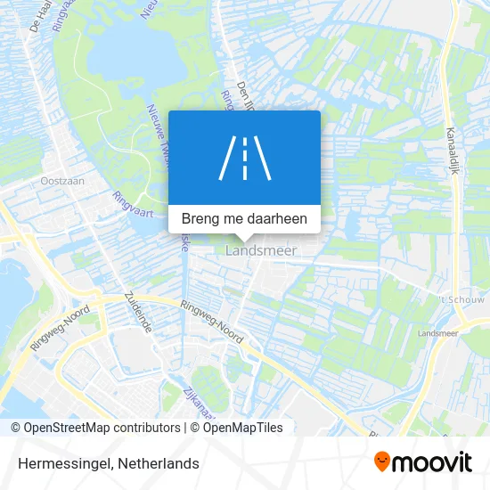 Hermessingel kaart