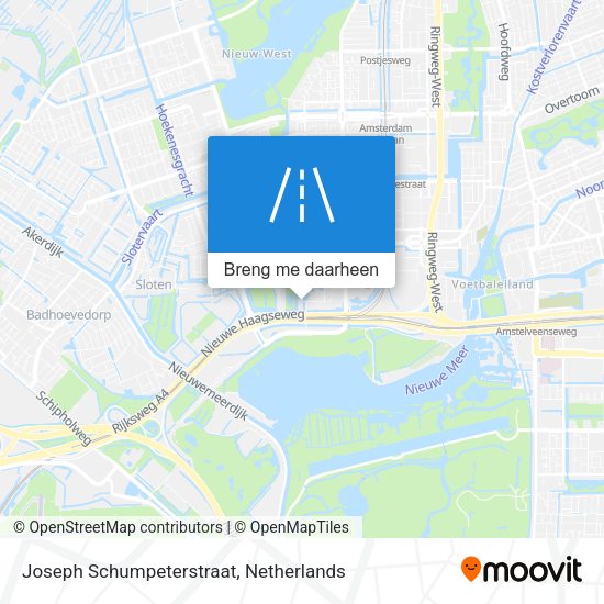 Joseph Schumpeterstraat kaart
