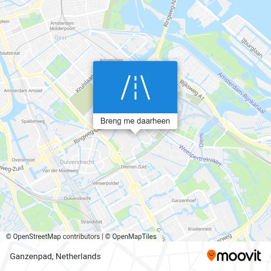 Ganzenpad kaart